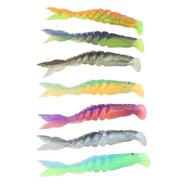 Environmentally Friendly Soft Fishing Lures Multi-Section Paddle Tail Swimbaits For Predator Fish With Realistic Tail Movement