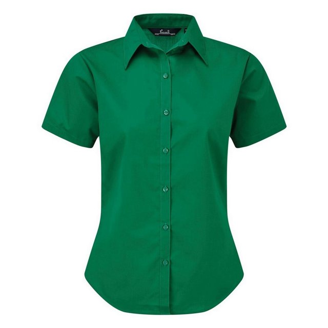 Premier Blouse en Popeline à Manches Courtes / Chemise de Travail Unie