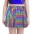 thumbnail image 1 of Robes de Danse pour Filles Robe Toot Toot Jupe Cheerleading à Sequins avec Design Découpé Robe Courte Polyvalente pour Performances et Événements, 1 of 3