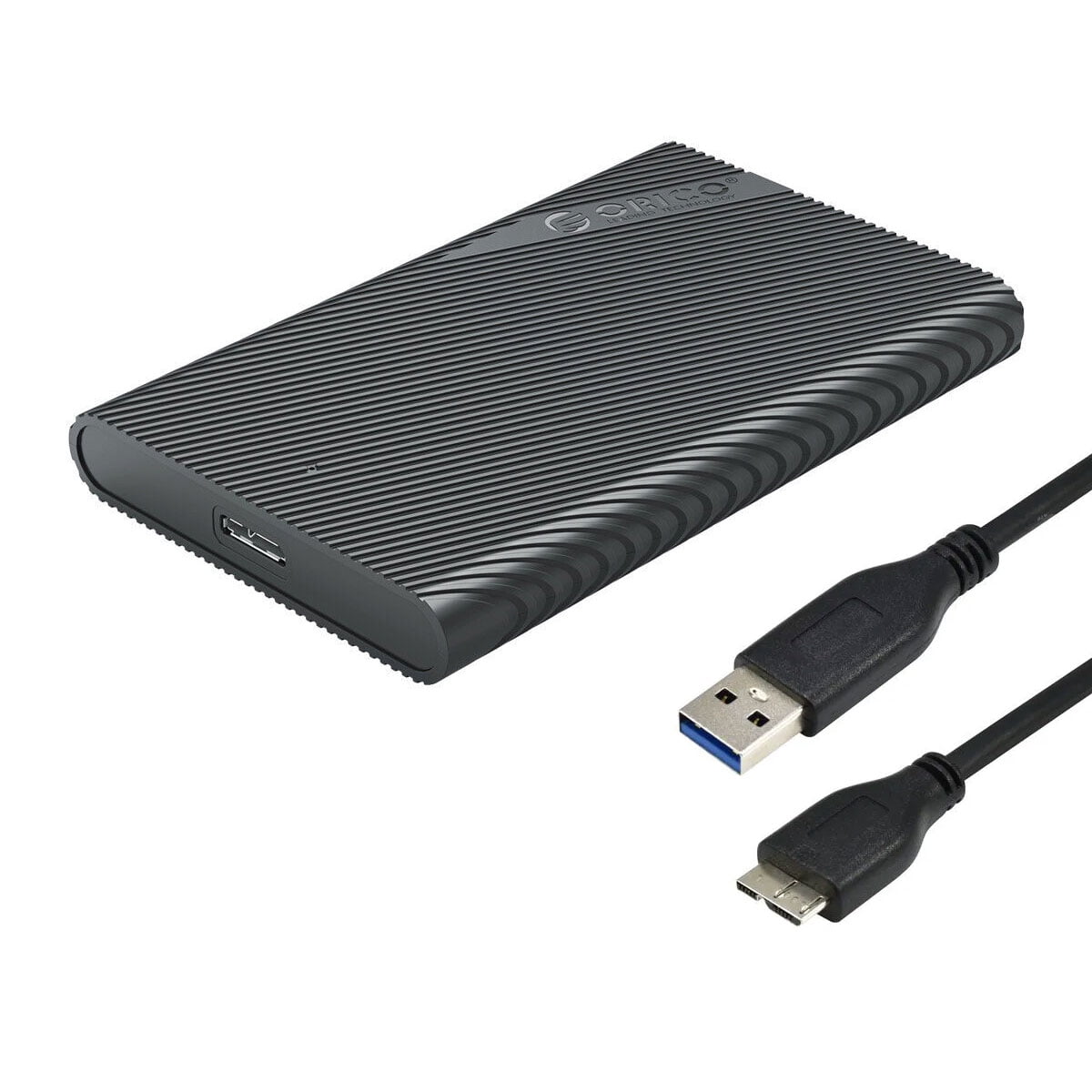 ORICO 2.5-Inch SATA External Hard Drive Enclosure with USB 3.0 Connection, Tool-Free Setup, Compatible with 4TB HDD/SSD, Fast 5Gbps Data Transfer and Auto Sleep Function