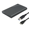 thumbnail image 1 of ORICO 2.5-Inch SATA External Hard Drive Enclosure with USB 3.0 Connection, Tool-Free Setup, Compatible with 4TB HDD/SSD, Fast 5Gbps Data Transfer and Auto Sleep Function, 1 of 7