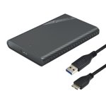 ORICO 2.5-Inch SATA External Hard Drive Enclosure with USB 3.0 Connection, Tool-Free Setup, Compatible with 4TB HDD/SSD, Fast 5Gbps Data Transfer and Auto Sleep Function