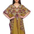 thumbnail image 4 of Moomaya Caftan pour Femmes Grande Taille Tenue d'Été Sortie de Plage Kimono Robe Caftan, 4 of 6