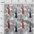 thumbnail image 2 of oneOone Polyester Spandex Sky Blue Fabric African Sewing Craft Projects Fabric Prints by Yard 56 Inch Wide, 2 of 4