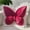 Red, variant on Seyotauo Butterfly Shaped Throw Pillow, Soft Butterfly Stuffed Seat Cushion Pad, 20 inch Velvet Butterfly Decorative Pillow with Lace Trim, Animal Pillow for Couch Living Room Bed,Home Garden Decor