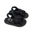 thumbnail image 2 of JDQJBZ Girls Sandals Black Glitter Thick Sole Summer Beach, 2 of 5