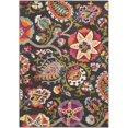 thumbnail image 1 of Safavieh Monaco Collection MNC229B Modern Colorful Floral Brown and Multi Area Rug (3' x 5'), 1 of 2