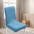 thumbnail image 2 of SLYNSHome Clearance Stretch Chair Covers for Dining Room Parsons Chair Slipcover Soft Removable Washable Chair Cover for Restaurant,Kitchen - Sky Blue, 2 of 8