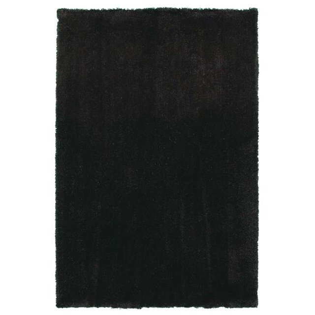 HomeRoots 350096 8 x 11 ft. Polyester Espresso Area Rug