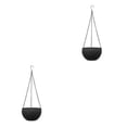 thumbnail image 2 of Maytalsory 2piece Practical And Versatile Hanging Flower Pots For Indoor And Outdoor Spaces Black 2Set, 2 of 6