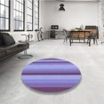 thumbnail image 4 of Ahgly Company Machine Washable Indoor Rectangle Transitional Purple Violet Purple Area Rugs, 8' x 10', 4 of 7