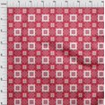 thumbnail image 4 of oneOone Polyester Spandex Red Fabric Geometric Sewing Craft Projects Fabric Prints By Yard 56 Inch Wide, 4 of 4