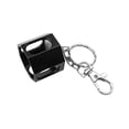 thumbnail image 4 of jinwen Pool Cue Chalk Holder Keychain Metal Lightweight Portable Chalk Storage Case Black, 4 of 9