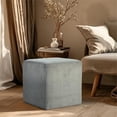 thumbnail image 2 of Meridian Furniture Roy Grey Ottoman/Stool, 2 of 8