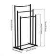 thumbnail image 3 of Cameland Floor Standing Towel Rack Three Tiered Vertical Metal Easy Bathtub Rack Multifunctional Bathroom Towel Rack and Storage Shelf, 3 of 9