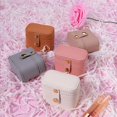 thumbnail image 3 of Earrings Ring Storage Box Gift Cases  Corner Fashion Luxury Double Portable Mini Jewelry Organizers, 3 of 12