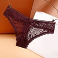 thumbnail image 2 of Ketyyh-chn99 Boxeurs pour Femmes, Strings Mode pour Femmes, Taille Basse, Bikini Extensible en Coton, Vin, P, 2 of 3