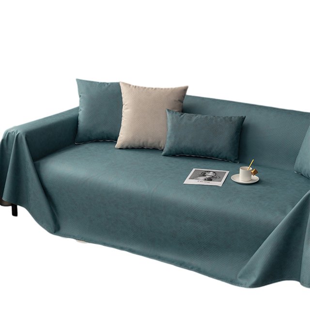 Couch Cover Sofa Cover Simple Solid ColorSectional Sofa Slipcover Wear-resistant Anti-slip Cushion