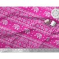 thumbnail image 2 of Soimoi Cotton Duck Fabric Aztec & Tribal Elephant Animal Print Fabric by the Yard 42 Inch Wide, 2 of 3