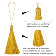 thumbnail image 3 of Unique Bargains 6.5' Silky Bookmark Tassels with Loop for DIY Craft Accessory, 8Pack Wheat, 3 of 5