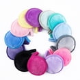 thumbnail image 3 of Namzi Tampons Démaquillants Réutilisables - 10 Pcs Linges Démaquillants Réutilisables - Tampons pour le Visage Réutilisables, Gomme pour Tous les Types de Peau - Linges Démaquillants en Microfibre Lavables, Bleu, A10, 3 of 3