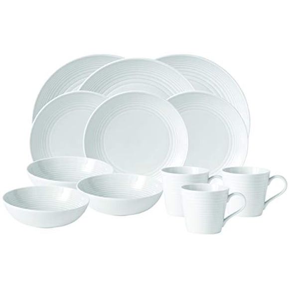 Gordon Ramsay Maze Blanc Ensemble de Vaisselle 16 Pcs
