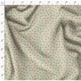 thumbnail image 4 of Soimoi Beige Georgette Viscose Fabric Bow & Stripe Decor Fabric Printed Yard 42 Inch Wide, 4 of 5