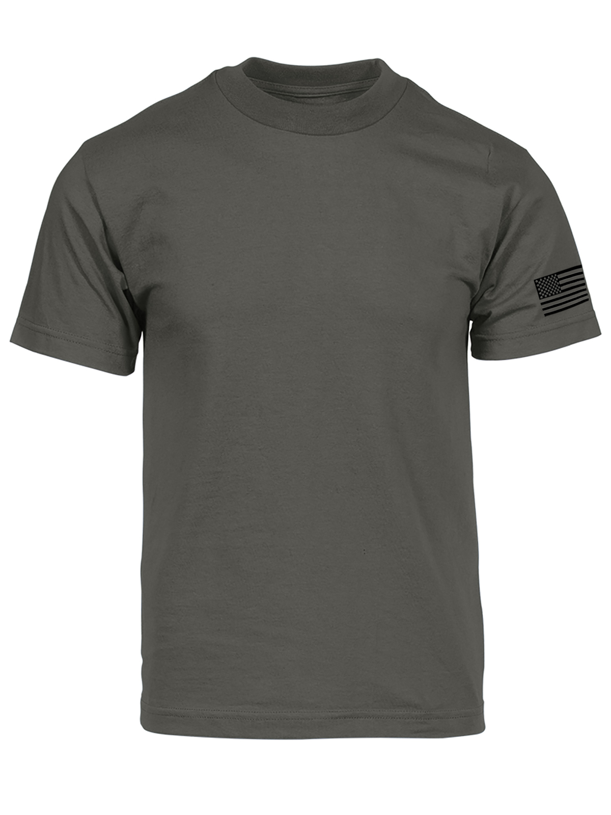 Gravity Threads Mens USA Flag Sleeve T-Shirt - Dark Grey - 3X-Large