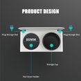thumbnail image 2 of Menen Hair Dryer Holder Wall Mounted Hair Dryer Hanging Rack With Organizer Cup Storage Rack, 2 of 8