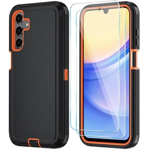 XIHAMA Samsung Galaxy A16 5G - C'est une affaire. 3-Layer Couverture téléphonique antichoc avec 2 HD Protège-écrans
