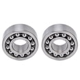thumbnail image 1 of 2Pcs Double Row Ball Bearing Excellent Manufacture High Speed Operation Mute Effect Mechanical Parts2204, 1 of 14