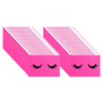 thumbnail image 2 of 50 Count Lash Bags Eyelash Makeup Bags with Zipper Adorable 20x15cm Rose Red, 2 of 9