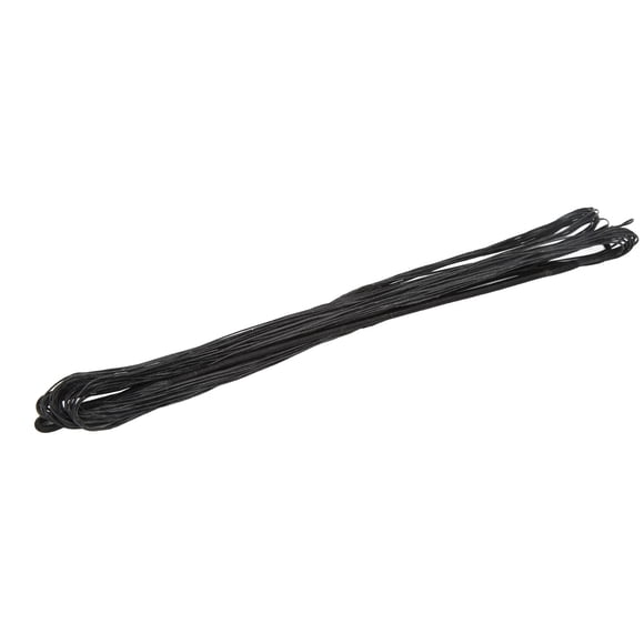 12 Brins de Ficelle de Nœud, Remplacement de Ficelle de Nœud Stable Noir Portable pour Nœud Américain 64 Pouces