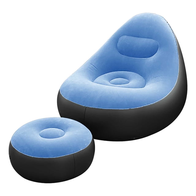 weibbin New Inflatable Lazy Double Lunch Break Folding Leisure Sofa Backrest Armrest Sofa Seat