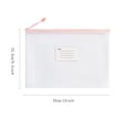 thumbnail image 2 of Exclusive Savings, Carestrong Mesh Zipper Bags,A4 Document Pouches for File organization|Plastic,Pink,PENDANEM, 2 of 3