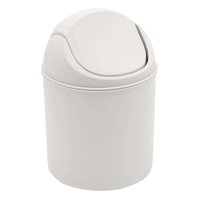 Mini Desktop Waste with Lid for Home and Organization in Living Room or Bedroom