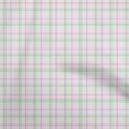 thumbnail image 1 of oneOone Georgette Viscose Dusty Teal Green Fabric Check Craft Projects Decor Fabric Printed By The Yard 42 Inch Wide, 1 of 4
