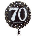 thumbnail image 1 of 70th Birthday Holographic Foil Balloon - Superior Float Time, Enhances Any Celebration!, 1 of 6