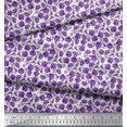 thumbnail image 2 of Soimoi Poly Georgette Fabric Flower Artistic Print Sewing Fabric Yard 42 Inch Wide, 2 of 3