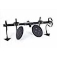 thumbnail image 3 of Heavy Hitch Multi-Purpose Disc Cultivator Garden Bedder 3- Point Attachment with S-Tines Powdercoated in Black | USA Made for Compact/Sub-Compact Tractors, 3 of 4