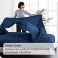 thumbnail image 4 of Bare Home Flat Top Sheet Premium 1800 Ultra-Soft Microfiber Collection, 4 of 6