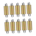 thumbnail image 3 of jinwen 10Pcs Car Interior Light Trunk Light Accessories Map Light Dome Light Bulbs 41mm, 3 of 9