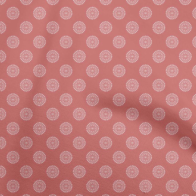 oneOone Viscose Jersey Pink Fabric Asian Floral Block Sewing Craft Projects Fabric Prints By Yard 60 Inch Wide