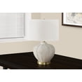 thumbnail image 1 of Monarch Specialties Lighting, 21"h, Table Lamp, Ivory / Cream Shade, Cream Resin, Transitional, 1 of 6