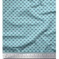 thumbnail image 1 of Soimoi Poly Georgette Fabric Geometric Small Print Fabric by The Yard 42 Inch Wide, 1 of 3