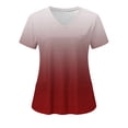 thumbnail image 1 of Vente Liquidation de Hauts pour Femmes! Hauts à Col en V pour Femmes Blouses de Travail pour Femmes à Manches Courtes Graphiques Chemises d'Été Automne 2025 Y2K, 1 of 3