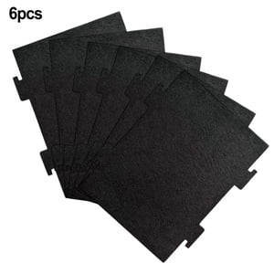 Filtres de charbon activés pour four à micro-ondes compatibles avec le modèle à faible profil d'aide à la cuisine KMLS311HBL pour Whirlpool Over The Range Microwave Hood Models W11282981 paquet de 6