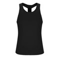 thumbnail image 3 of EOYWHK Mens Workout Tank Tops Quick Drying Racerback Tees Thin Straps Loose Fit Solid Color Gym Fitness Loungewear Activewear Tops, 3 of 7