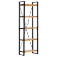 thumbnail image 1 of vidaXL 5-Tier Bookcase 60x30x180 cm Solid Mango Wood, 1 of 4