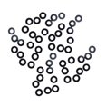 thumbnail image 3 of S SERENABLE 50 Pcs Illets de Badminton Rondelles en Nylon Universelles Portables pour Double Trous de Ficelle Réparation Fil Garde-illets Anneaux Noir, 3 of 9